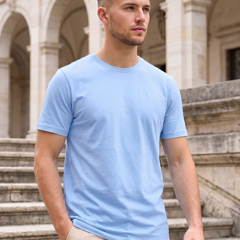 Men's Chambray Blue T-shirt