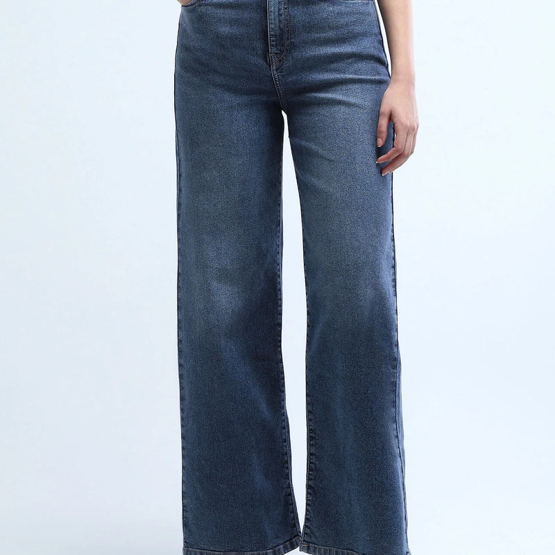 U.S. Polo Assn. Women High Rise Stretchable Baggy Jeans